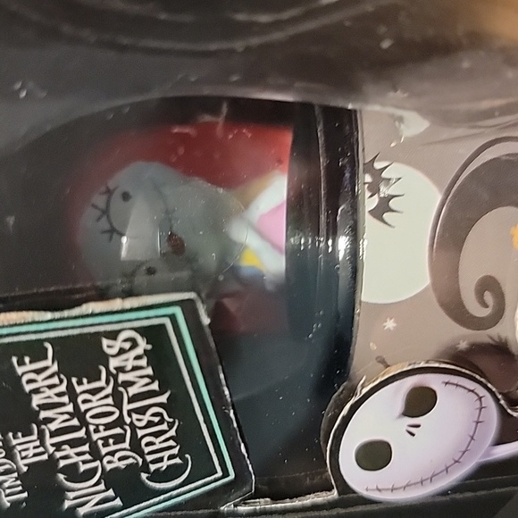NIB Nightmare Before Christmas snowglobe 3 piece - Picture 2 of 5